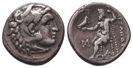 KINGDOM of MACEDON. Alexander III 'the Great', 327-323 BC.AR Drachm.
Condition: Very Fine


Weight: 4,2 gram
Diameter: 17,3 mm