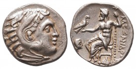KINGDOM of MACEDON. Alexander III 'the Great', 327-323 BC.AR Drachm.
Condition: Very Fine


Weight: 4 gram
Diameter: 16,3 mm