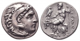 KINGDOM of MACEDON. Alexander III 'the Great', 327-323 BC.AR Drachm.
Condition: Very Fine


Weight: 4,3 gram
Diameter: 17,6 mm