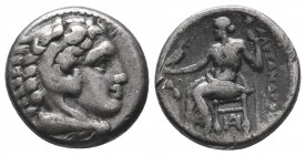 KINGDOM of MACEDON. Alexander III 'the Great', 327-323 BC.AR Drachm.
Condition: Very Fine


Weight: 4,2 gram
Diameter: 18 mm