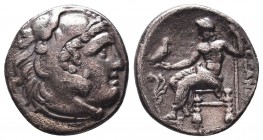 KINGDOM of MACEDON. Alexander III 'the Great', 327-323 BC.AR Drachm.
Condition: Very Fine


Weight: 4,2 gram
Diameter: 18,3 mm