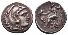 KINGDOM of MACEDON. Alexander III 'the Great', 327-323 BC.AR Drachm.
Condition: Very Fine


Weight: 4,2 gram
Diameter: 17 mm