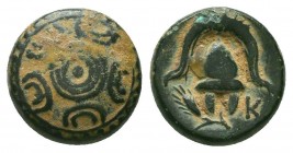 KINGDOM of MACEDON. Alexander III 'the Great', 327-323 BC. Ae.
Condition: Very Fine


Weight: 4 gram
Diameter: 14,5 mm