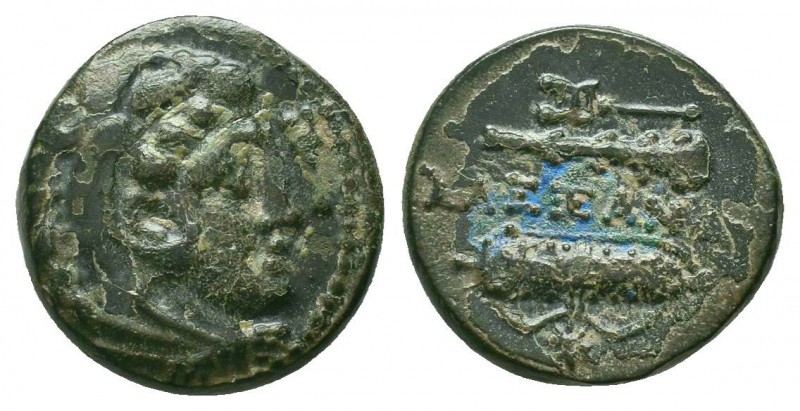 KINGDOM of MACEDON. Alexander III 'the Great', 327-323 BC. Ae.
Condition: Very F...