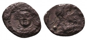 Greek Obol, Ca. 350-300 BC. AR
Condition: Very Fine


Weight: 0,6 gram
Diameter: 11,3 mm