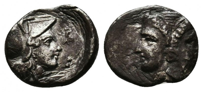 Greek Obol, Ca. 350-300 BC. AR
Condition: Very Fine


Weight: 1 gram
Diameter: 1...