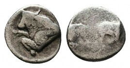 Greek Obol, Ca. 350-300 BC. AR
Condition: Very Fine


Weight: 0,3 gram
Diameter: 7,5 mm
