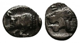 Greek Obol, Ca. 350-300 BC. AR
Condition: Very Fine


Weight: 0,5 gram
Diameter: 8,5 mm