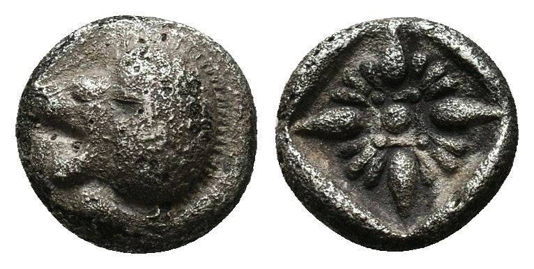 Greek Obol, Ca. 350-300 BC. AR
Condition: Very Fine


Weight: 0,7 gram
Diameter:...