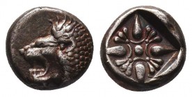 Greek Obol, Ca. 350-300 BC. AR
Condition: Very Fine


Weight: 1,2 gram
Diameter: 8,1 mm