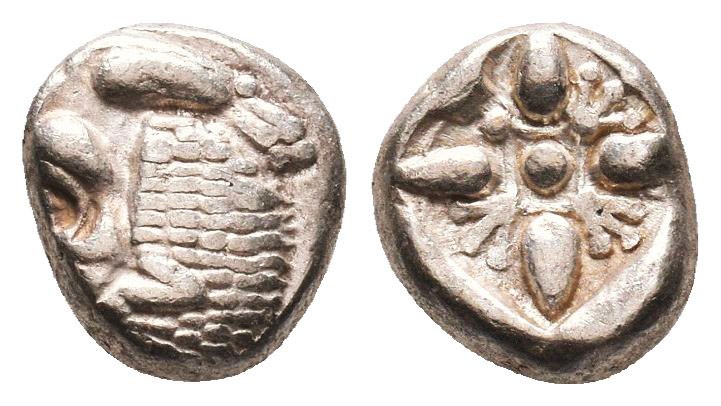 Greek Obol, Ca. 350-300 BC. AR
Condition: Very Fine


Weight: 1,1 gram
Diameter:...