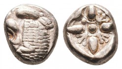 Greek Obol, Ca. 350-300 BC. AR
Condition: Very Fine


Weight: 1,1 gram
Diameter: 9,0 mm