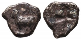 Byzantion AR , c. 387/6-340 BC


Weight: 2,3 gram
Diameter: 13,1 mm