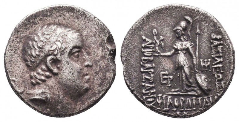 Kings of Cappadocia. Ariobarzanes I. Philoromaios (96-63 BC). AR Drachm 


Weigh...