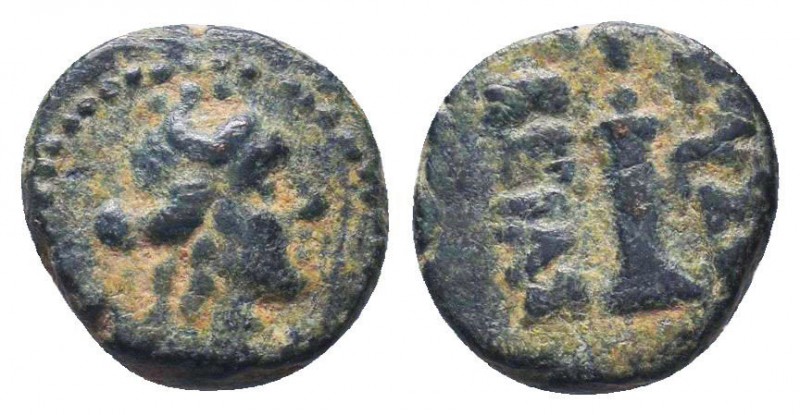 Kings of Cappadocia. Ae (96-63 BC). 


Weight: 0,9 gram
Diameter: 10,2 mm