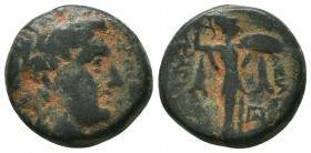 SELEUKID KINGDOM. 2nd - 1st Century . Ae.
Condition: Very Fine


Weight: 6,6 gram
Diameter: 18,3 mm