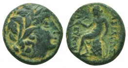 SELEUKID KINGDOM. 2nd - 1st Century . Ae.
Condition: Very Fine


Weight: 2,8 gram
Diameter: 13,7 mm