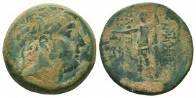 SELEUKID KINGDOM. 2nd - 1st Century . Ae.
Condition: Very Fine


Weight: 10,0 gram
Diameter: 22,1 mm