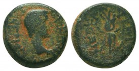 TIBERIUS. Lydien, Philadelphia als Neocaesarea. AE-15 mm. 
RPC 3017. SNG COP. 373 (Tiberius Gemellus). 

Weight: 3,7 gr
Diameter: 13,5 mm