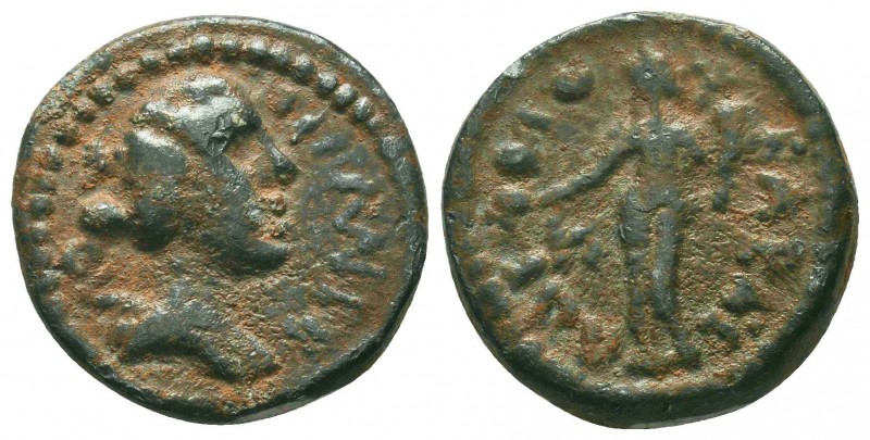 Roman Provincial Cilicia. Mopsus. Lucilla AD 164-169. Bronze Æ ΛΟVΚΙΛΛΑ CΕΒ, dra...