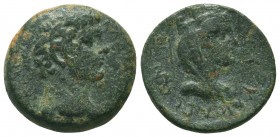 Cilician Coins (Dr. P. Vogl Collection) CILICIA. Anazarbus? Claudius (41-54). Ae Hemiassarion. Dated RY 3 (43/4). Obv: KΛAYΔIOC KAICAP. Laureate head ...