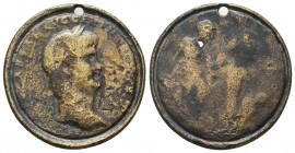 In the name of Nero (54-68 AD). AE contorniate 


Weight: 20.1gr
Diameter: 36mm