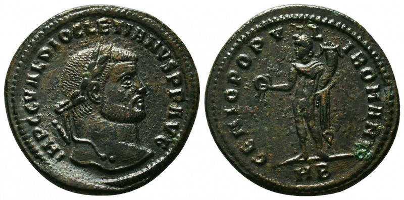 Diocletian, 284-305. Follis Ae,


Weight: 8,3 gram
Diameter: 26,8 mm