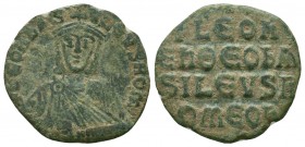 Leo VI, the Wise. 886-912. AE - follis
Condition: Very Fine


Weight: 4,1 gram
Diameter: 22,4 mm