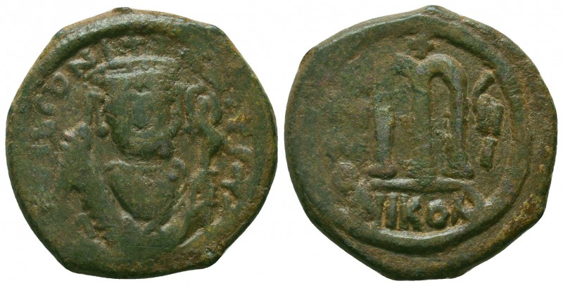 Maurice Tiberius, 582-602. Follis
Condition: Very Fine


Weight: 13,5 gram
Diame...