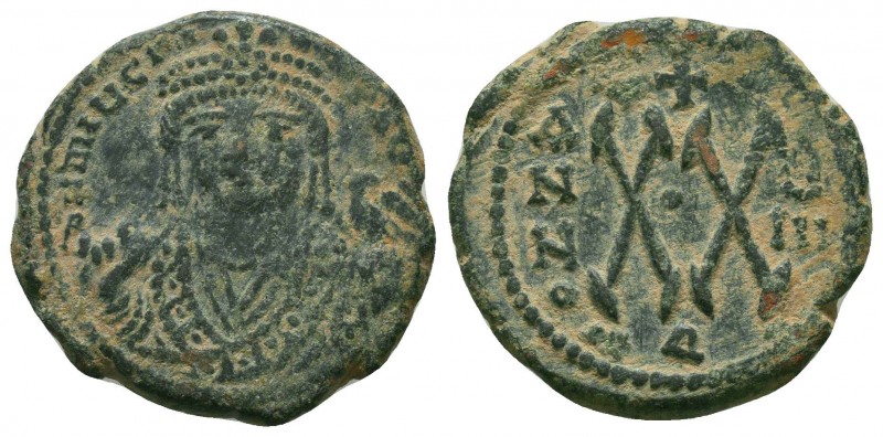 Maurice Tiberius, 582-602. Follis
Condition: Very Fine


Weight: 5,6 gram
Diamet...