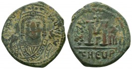 Maurice Tiberius, 582-602. Follis
Condition: Very Fine


Weight: 11 gram
Diameter: 28,6 mm