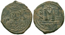 Maurice Tiberius, 582-602. Follis
Condition: Very Fine


Weight: 11,6 gram
Diameter: 31,1 mm