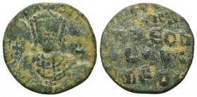 Byzantine Coin ca. 1028-1034. AE 
Condition: Very Fine


Weight: 4,1 gram
Diameter: 21,2 mm
