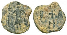 CRUSADERS. Edessa. Baldwin I, 1098-1100. Follis Ae,
Condition: Very Fine


Weight: 2,8 gram
Diameter: 20,8 mm