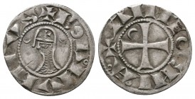 Bohémond III AD 1163-1201. Antioch Denier AR
Condition: Very Fine


Weight: 1,0 gram
Diameter: 17,4 mm