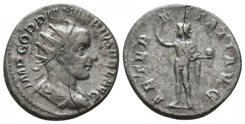 Gordianus III Pius (238-244 AD). AR Antoninianus


Weight: 4,6 gram
Diameter: 21...