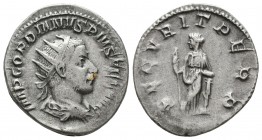 Gordianus III Pius (238-244 AD). AR Antoninianus


Weight: 3,5 gram
Diameter: 23,2 mm