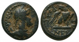 Phrygia, Laodicea ad Lycum. Pseudo-autonomous issue. Late 1st-early 2nd century A.D. Æ


Weight: 4,3 gram
Diameter: 14,4 mm