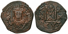 Maurice Tiberius (582-602), Follis,


Weight: 12,9 gram
Diameter: 30,9 mm