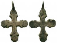 Byzantine Very RARE Cross Pendant !!. Circa 5th-7th Century AD.
Condition: Very Fine


Weight: 2,9 gram
Diameter: 31,4 mm