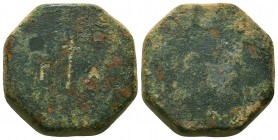 Byzantine Commercial Weight. Circa 5th-7th Century AD.
Condition: Very Fine

Weight: 26,8 gram
Diameter: 25,6 mm