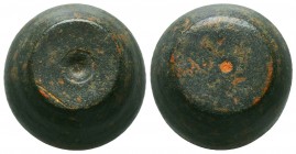 Byzantine Commercial Weight. Circa 5th-7th Century AD.
Condition: Very Fine


Weight: 40,4 gram
Diameter: 43,4 mm