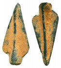 Ancient Arrow Head Ae,
Condition: Very Fine


Weight: 2,0 gram
Diameter: 27,6 mm