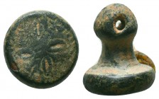 Ancient bronze military seals, 
Condition: Very Fine


Weight: 19,8 gram
Diameter: 22,1 mm