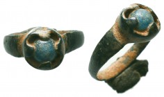 Byzantine Ring , c. 11th-13th century AD
Condition: Very Fine

Weight: 1,6 gram
Diameter: 20,6 mm