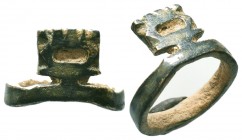 Byzantine Ring , c. 11th-13th century AD
Condition: Very Fine

Weight: 2,9 gram
Diameter: 16,5 mm