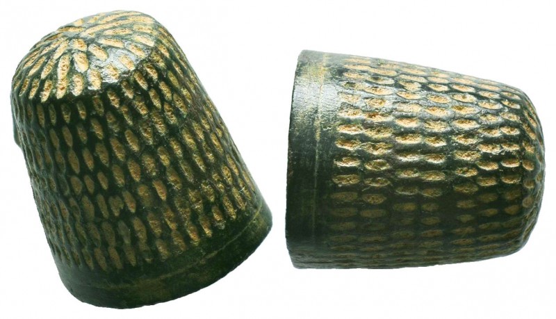 Byzantine Thimble , c. 11th-13th century AD
Condition: Very Fine

Weight: 3,4 gr...