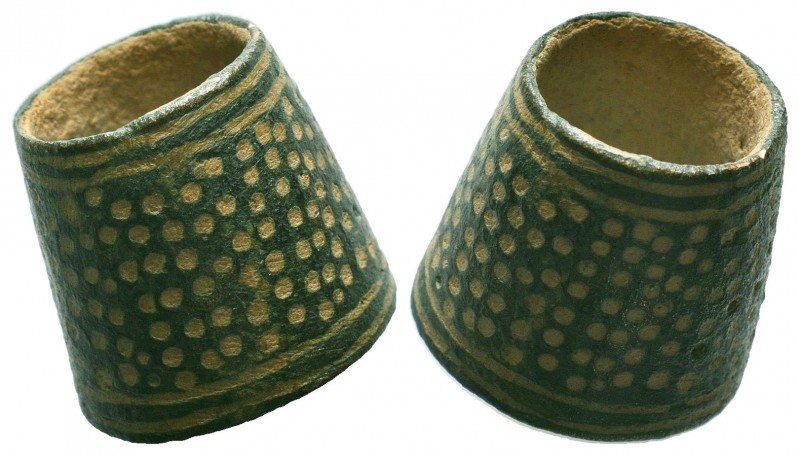 Byzantine Thimble , c. 11th-13th century AD
Condition: Very Fine

Weight: 13,8 g...