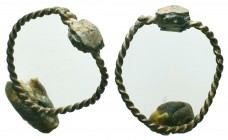 Byzantine Ring , c. 11th-13th century AD
Condition: Very Fine

Weight: 0,8 gram
Diameter: 20,1 mm