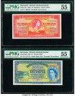 Bermuda Bermuda Government 10 Shillings; 1 Pound 1.10.1966 Pick 19c; 20d PMG About Uncirculated 55 (2). 

HID09801242017

© 2020 Heritage Auctions | A...